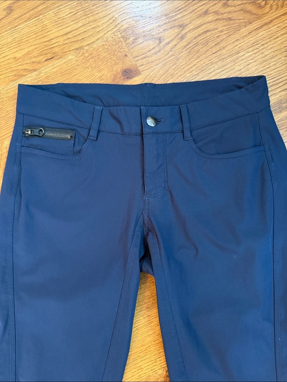 Lululemon Navy Stretch Pants Slim Fit Travel Golf Workwear No Size Tag
